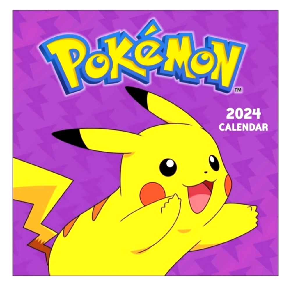 Pokémon 2024 Hanging Wall Calendar